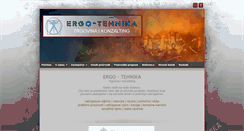 Desktop Screenshot of ergo-tehnika.com