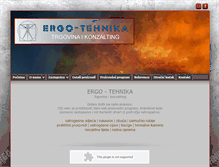 Tablet Screenshot of ergo-tehnika.com